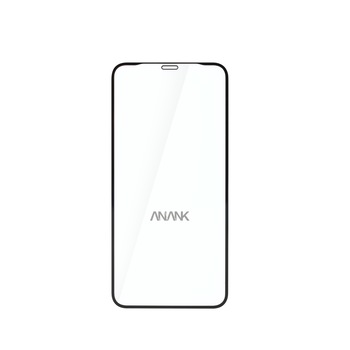 Folie sticla temperata 2.5D Anank pentru iPhone 12 (6.1 inch) , negru Folie sticla temperata 2.5D Anank pentru iPhone 12 (6.1 inch) , negru