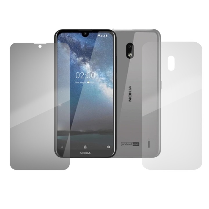 Комплект 2 фолиа SILKASE за Nokia 2.2, защита на телефона, възобновяем силикон
