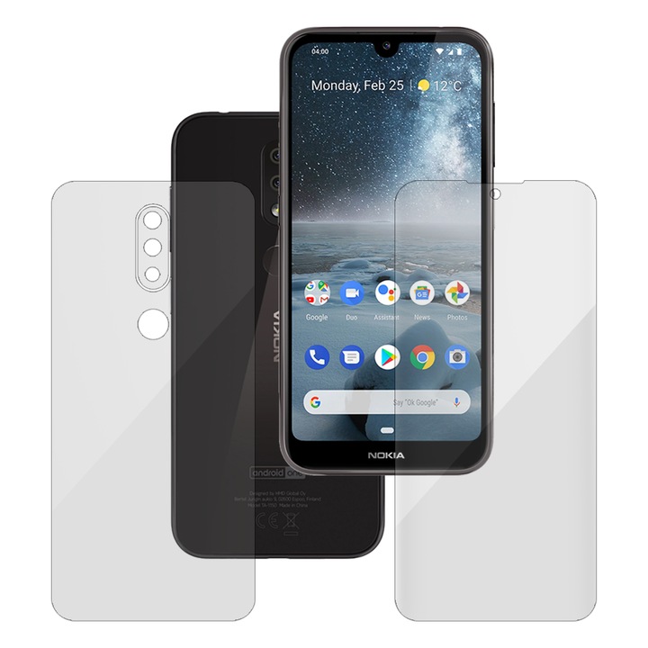 Комплект 2 броя фолиа SILKASE за Nokia 4.2, защита на телефона, подновяем силикон