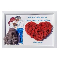 rama cu mesaj personalizat tavirlau adelina decorata cu muschi natural stabilizat tavirlau adelina alba dimensiune 2130 cm imagen 11_0_
0