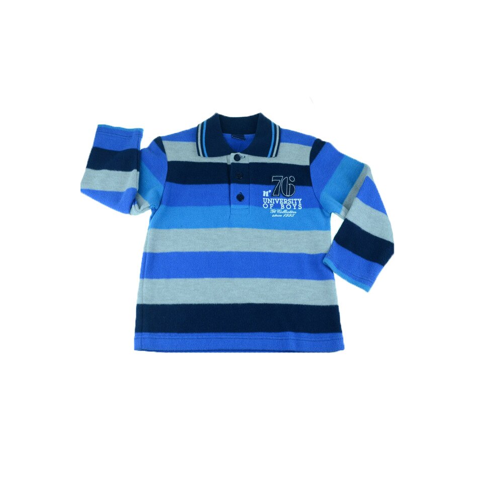 Pulover maneca lunga pentru baietei GT 2847, Multicolor, 92