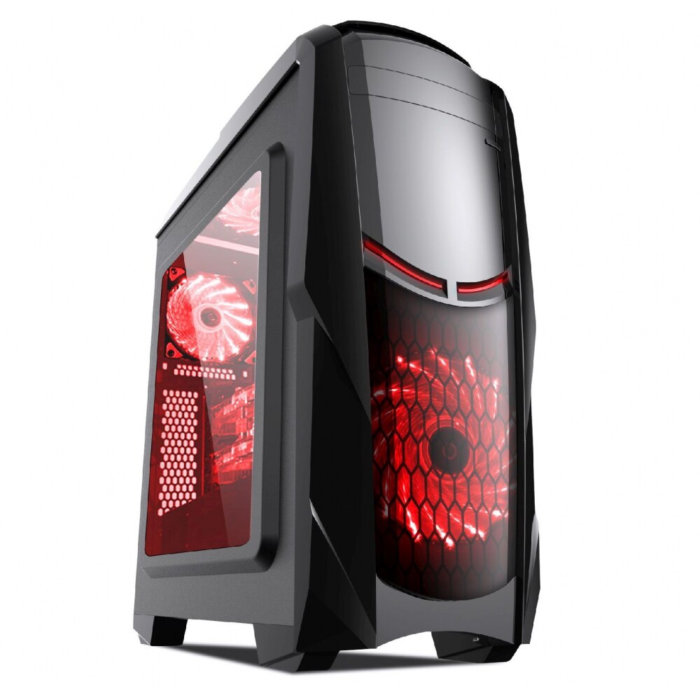 Carcasa Estillo 8801 RED Gaming ATX USB 3.0
