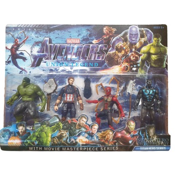 Set 4 figurine Marvel Avengers, +5 ani, Supereroi Set 4 figurine Marvel Avengers, +5 ani, Supereroi