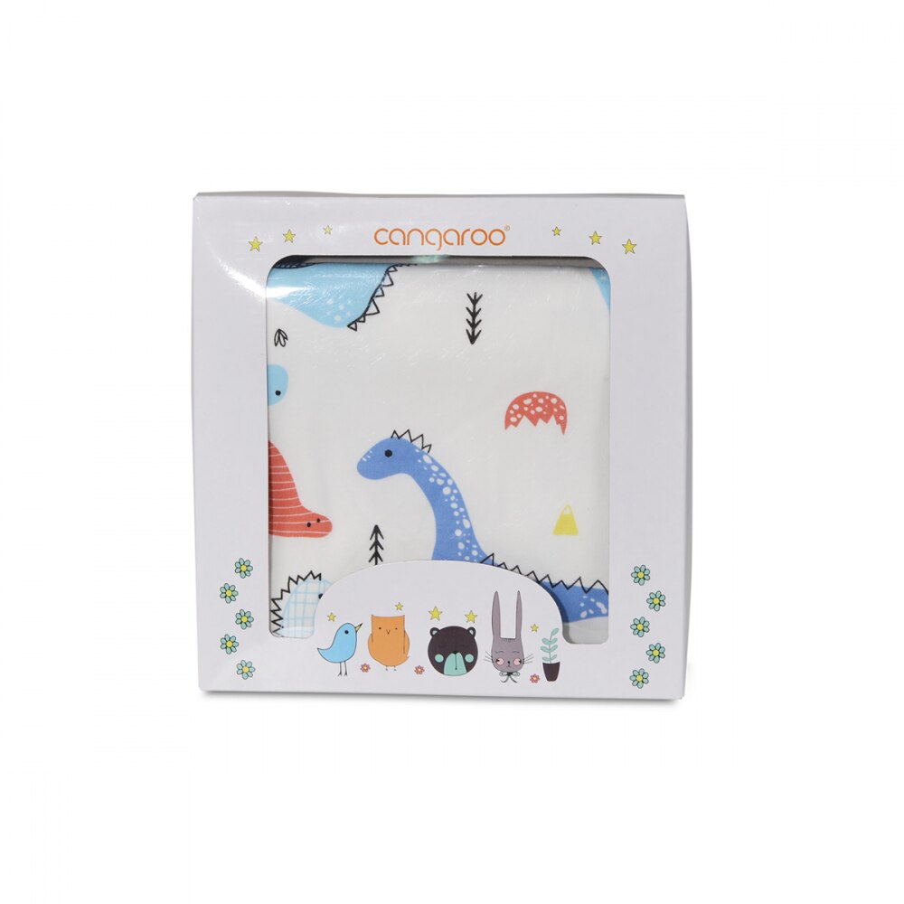 Paturica din bumbac 85x85 cm Cangaroo Mellow Blue