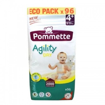 Scutece copii Agility Maxidry Pommette Maxi+ 9-20kg 96 bucati Scutece copii Agility Maxidry Pommette Maxi+ 9-20kg 96 bucati