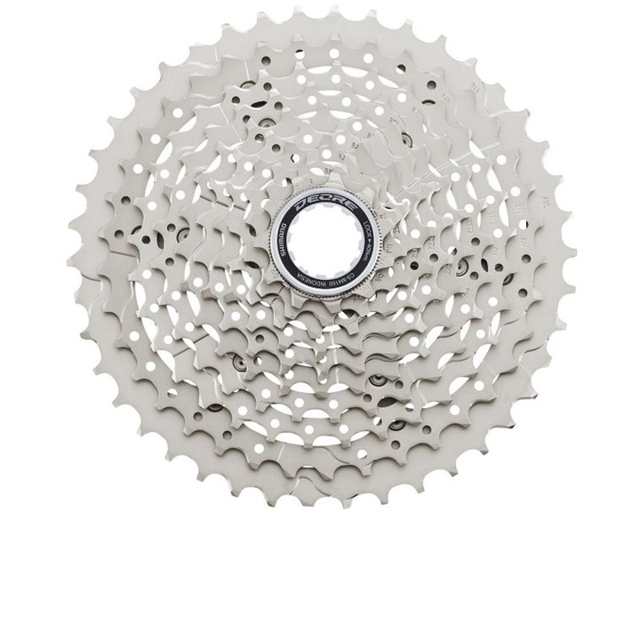 SHIMANO DEORE 10 V 11- 46 T Fogaskoszorú, 10 sebességfokozat, Szürke