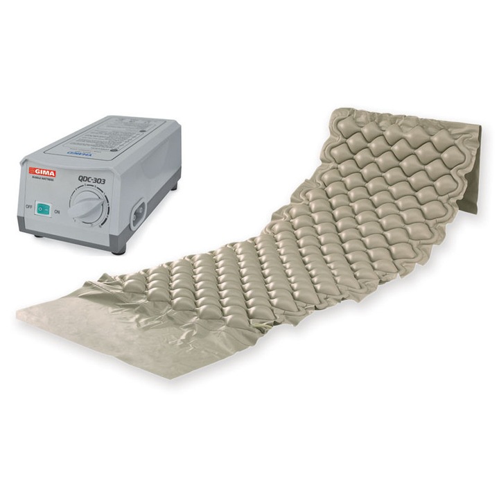 Saltea antiescara cu compresor, 200x90x7cm, 130 celule, nude