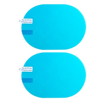 Set 2 folii protectie oglinda + accesorii montaj, anti-ceata, anti-apa, anti-aburire, anti-inghet, 135 × 95 mm, transparent Set 2 folii protectie oglinda + accesorii montaj, anti-ceata, anti-apa, anti-aburire, anti-inghet, 135 × 95 mm, transparent