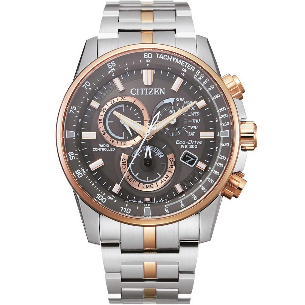 Ceas barbatesc Citizen CB5886-58H, Quartz, 44mm, 20ATM, Auriu