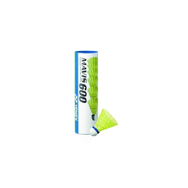 Tub 6 fluturasi tenis si bedminton Navete Yonex Mavis 600 Galbeni