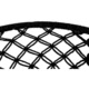Кръгъл висящ стол-люлка за дома или градината HOUSEXL™ ROUND COSY NEST, с ресни, 120 кг, черен