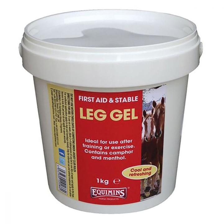 Gel medicinal cu efect de racorire picioare cabaline, Equimins, 1 kg