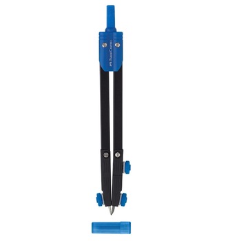 Compas College Mare, Albastru, Faber-Castell Compas College Mare, Albastru, Faber-Castell