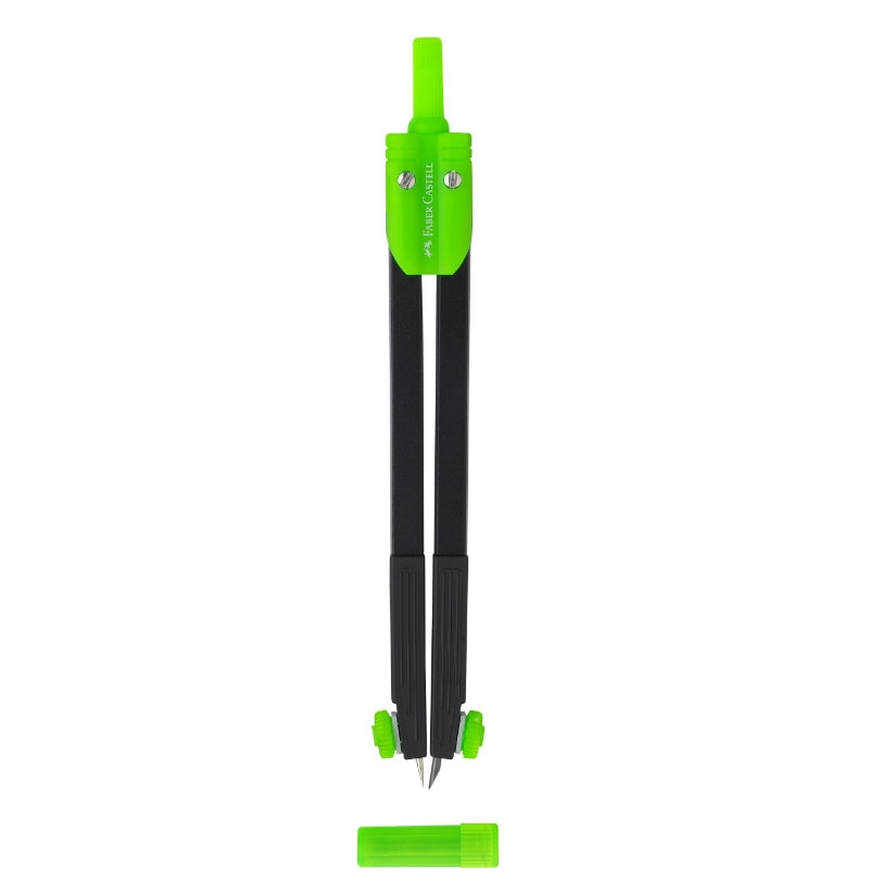 Compas College Mediu 440 mm, Verde, Faber-Castell