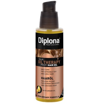 Ulei pentru par Diplona Professional Therapy ulei de argan, 100 ml Ulei pentru par Diplona Professional Therapy ulei de argan, 100 ml