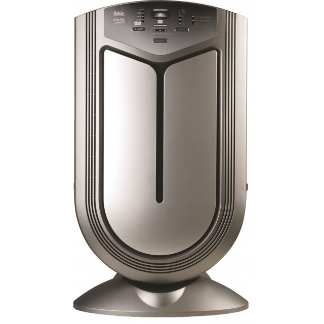 Purificator aer si ionizator Fakir Vigor Plus UV-C, 5 trepte de filtrare, inclusiv Fotocatalitic TiO2, UV-C si HEPA, 70 mp, 80W, Gri