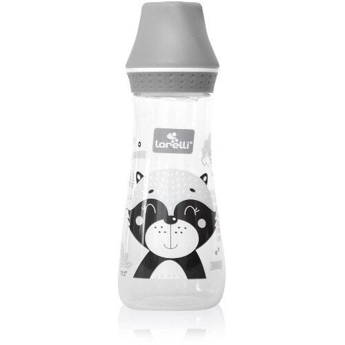 Biberon Lorelli Bebelusi My Friend 250 ml, 0 luni+, Grey