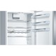 Bosch KGE49AICA Serie 6 alulfagyasztós hűtőszekrény, 419l, LowFrost, 201cm, C energiaosztály, Inox