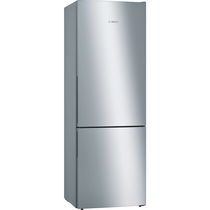 Хладилник с фризер Bosch KGE49AICA, 422 л, Клас C, Low Frost, VitaFresh, H 201 см, Inox с покритие против отпечатъци