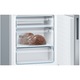 Bosch KGE49AICA Serie 6 alulfagyasztós hűtőszekrény, 419l, LowFrost, 201cm, C energiaosztály, Inox