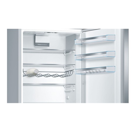 Combina frigorifica Bosch KGE49AICA, 419 l, Clasa C, Low Frost, VitaFresh, H 201 cm, Inox antiamprenta