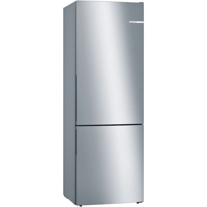 Хладилник с фризер Bosch KGE49AICA, 419 л, Клас C, Low Frost, VitaFresh, H 201 см, Inox с покритие против отпечатъци