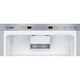Bosch KGE49AICA Serie 6 alulfagyasztós hűtőszekrény, 419l, LowFrost, 201cm, C energiaosztály, Inox