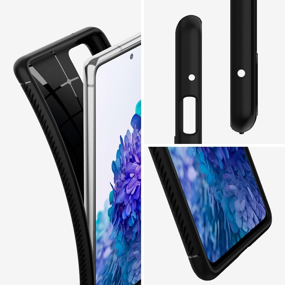 Carcasa Spigen Rugged Armor compatibila cu Samsung Galaxy S20 FE Matte Black