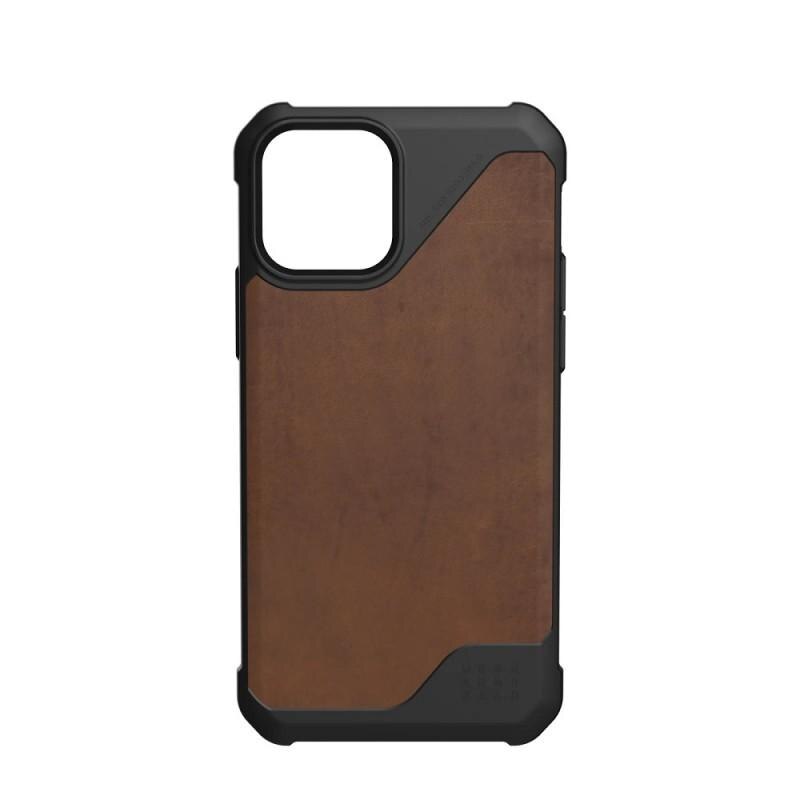 Carcasa UAG Metropolis LT LTHR iPhone 12/12 Pro Brown