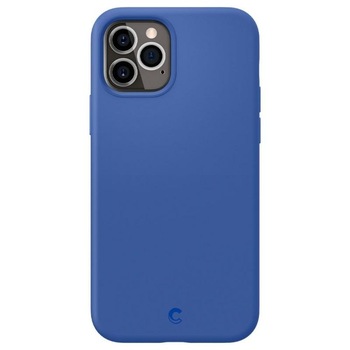 Carcasa Spigen Silicone iPhone 12/12 Pro Navy Blue Carcasa Spigen Silicone iPhone 12/12 Pro Navy Blue