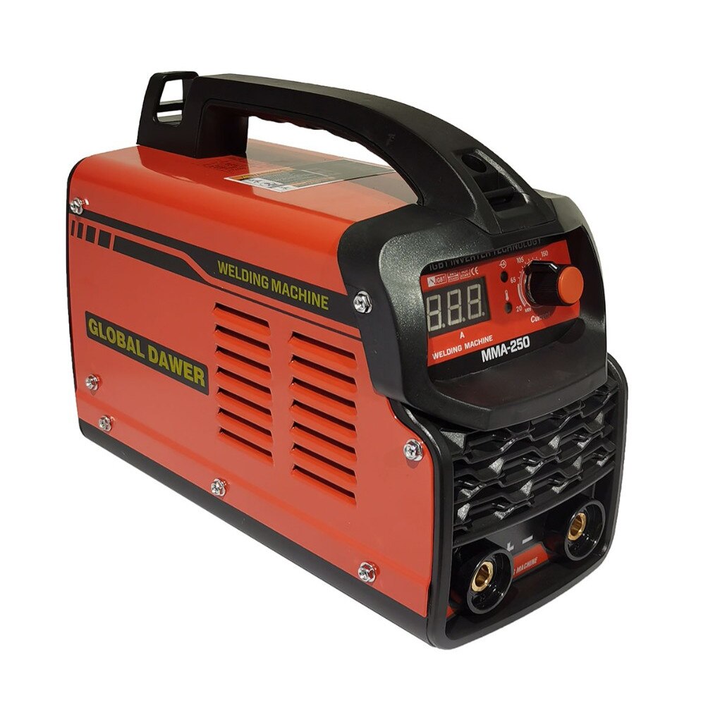Invertor de sudura MMA, Global Dawer, 250 A, 2.5mm - 4mm cu masca de sudura heliomata