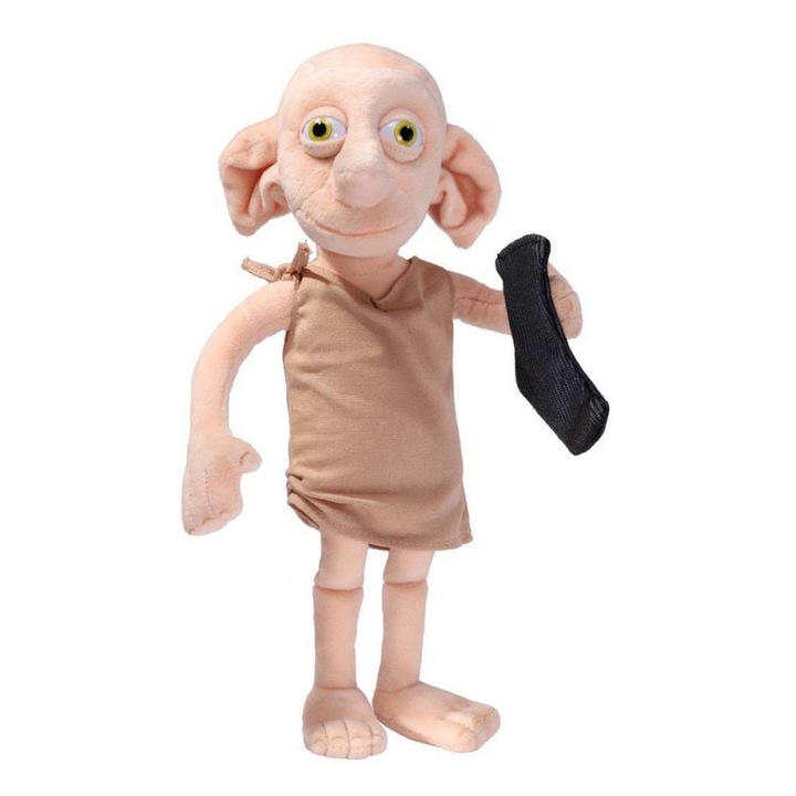 Плюшена играчка Harry Potter - Dobby, 32 см, Интерактивен, NN7205, Многоцветен