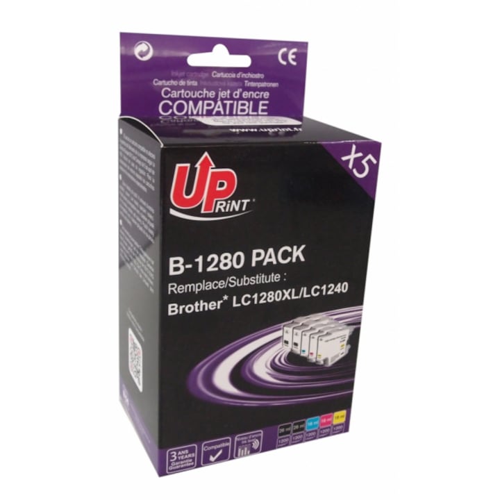 Flacon cerneala compatibila Epson T6731, black negru, 100 ml, pentru Epson EcoTank L800, L805, L805, L810, L850