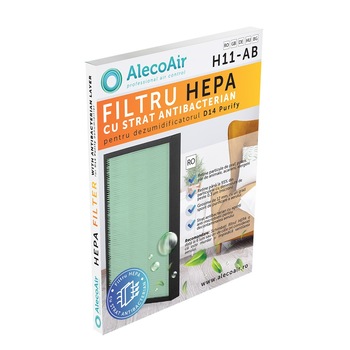Filtru HEPA cu strat antibacterian pentru dezumificatorul AlecoAir D14 Purify Filtru HEPA cu strat antibacterian pentru dezumificatorul AlecoAir D14 Purify