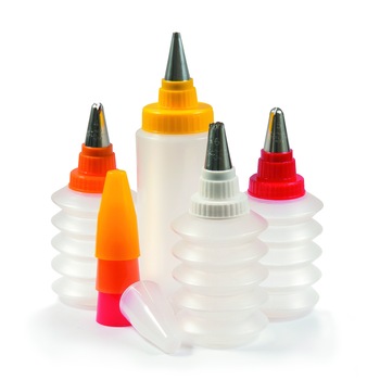 Set 4 sticle ornare prajituri Ibili,plastic,transparent Set 4 sticle ornare prajituri Ibili,plastic,transparent