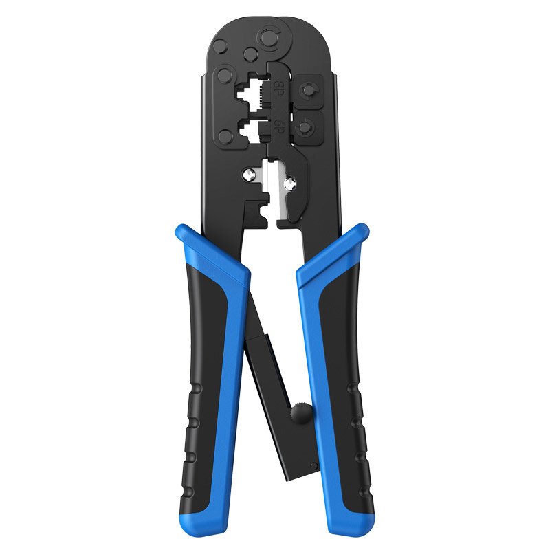 Cleste de sertizat Ugreen, Conector ethernet RJ45 8P8C RJ11 6P2C, Blue