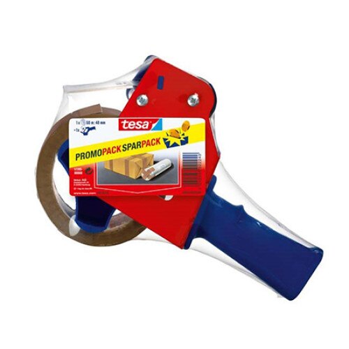 Dispenser cu banda adeziva pentru ambalare, Profi Tools, maro, 48mm / 66m