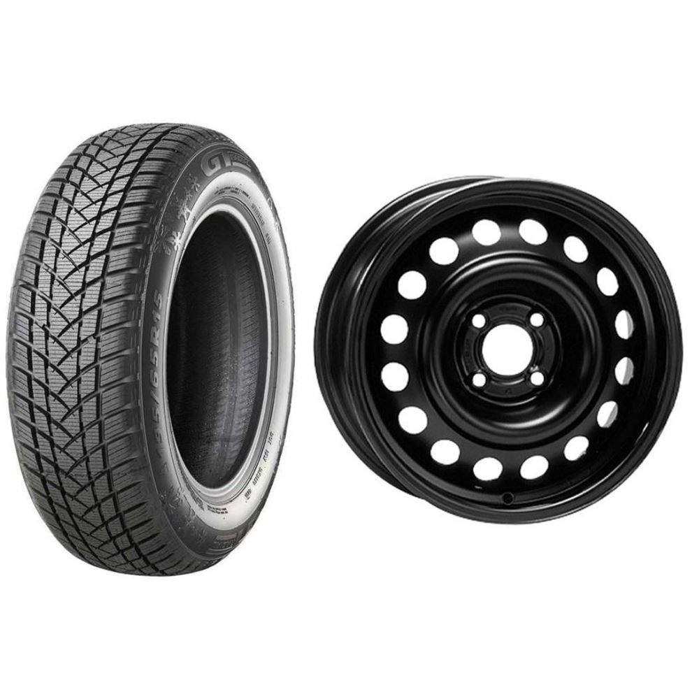 Roata completa Clio B janta otel ALCAR 6530 5.5x14 + anvelopa Iarna GT Radial WinterPro2 175/65R14 82T