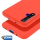 Husa Huawei Nova 5T - Silicon Jelly, Soft Gekko UltraSlim (0.3mm) Nofingerprint - Rosie Rosu Bumper