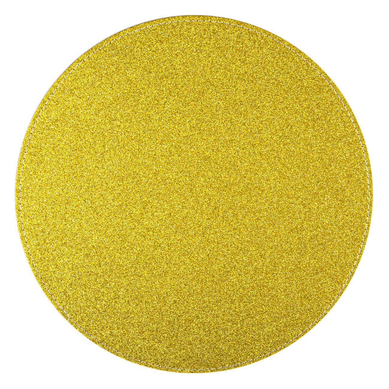 Suport farfurii, Zola®, pentru sarbatori, rotund, auriu, 33cm