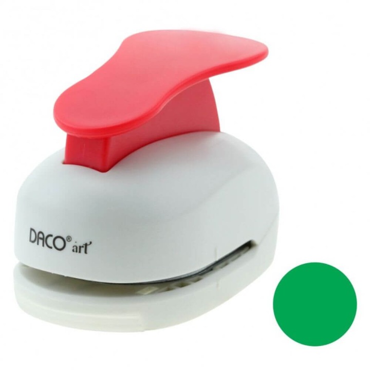 Perforator DACO Hobby, Model Cerc, Plastic/Metal, Perforare 5 cm, Multicolor