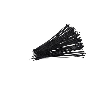 Set 100 de fasete, rezistente UV, negre, Profi Tools, 4.8 x 300mm Set 100 de fasete, rezistente UV, negre, Profi Tools, 4.8 x 300mm