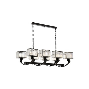 Lustra Avonni AV-1795-8Y-BSY, 8x 60 W ,E27, Antique/Negru Lustra Avonni AV-1795-8Y-BSY, 8x 60 W ,E27, Antique/Negru
