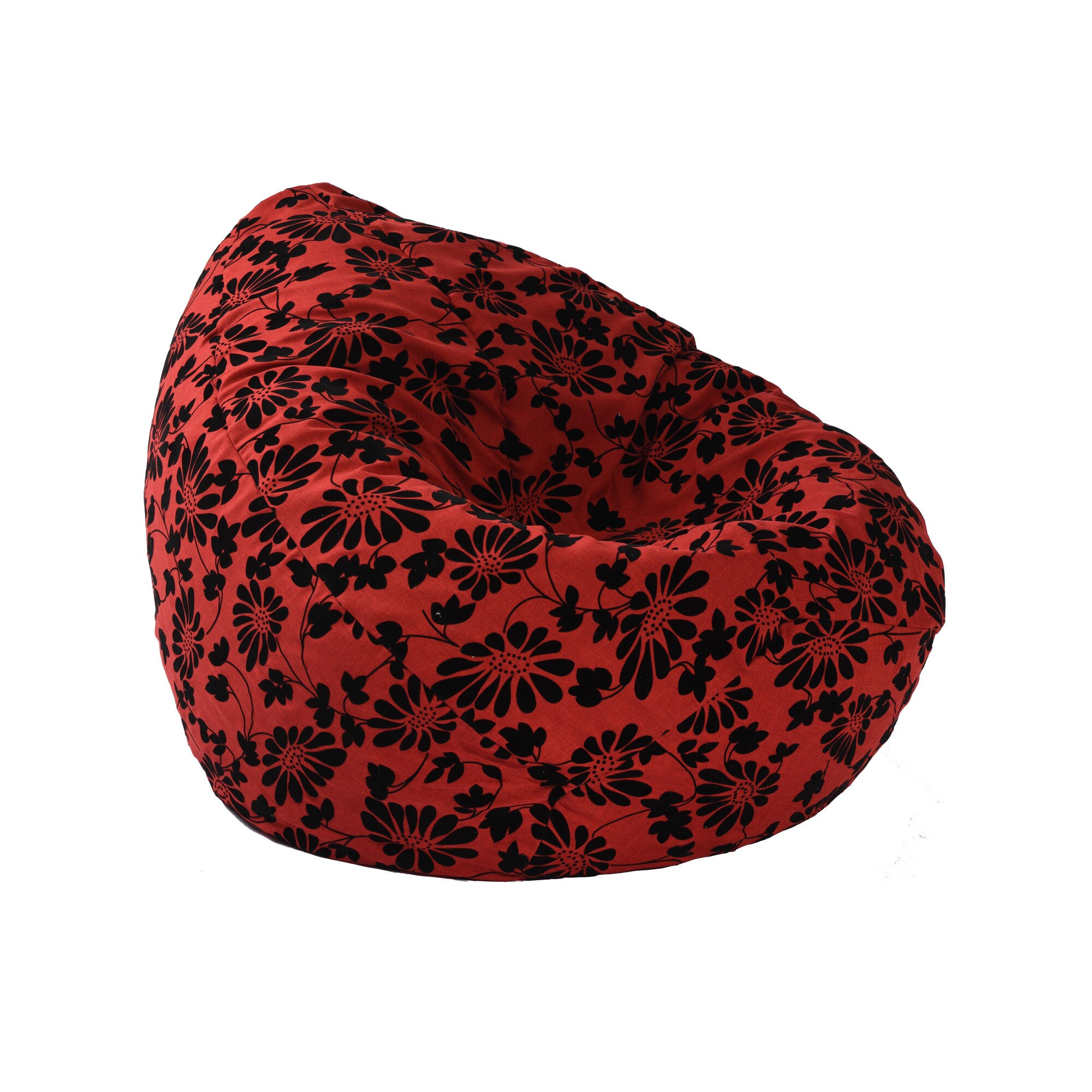 Fotoliu Pufrelax tip Sac Nirvana Grande Gama Premium Textil, Poppy , husa detasabila, umplut cu perle polistiren