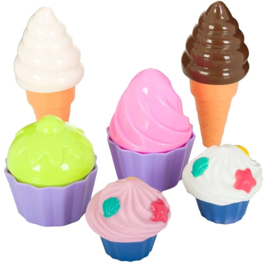 Set prajiturici de plastic, Zola®, 6 bucati