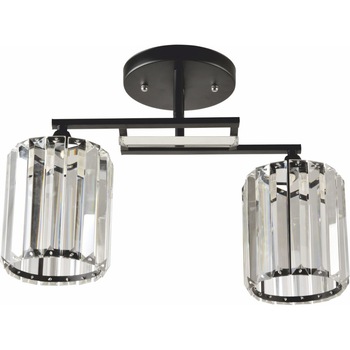 Lustra Klausen, CALM 2, Negru, LY-3421, E27, 2 x 11W Lustra Klausen, CALM 2, Negru, LY-3421, E27, 2 x 11W