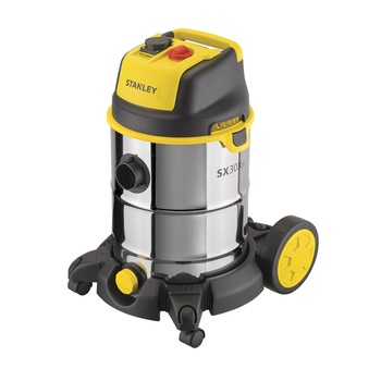 Aspirator Stanley SXVC30XTDE, cu sac, aspirare uscata si umeda, 30 l, cuva inox, 1600 W Aspirator Stanley SXVC30XTDE, cu sac, aspirare uscata si umeda, 30 l, cuva inox, 1600 W