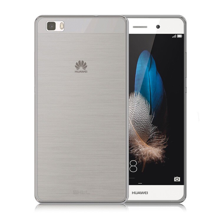 Husa Silicon Huawei Ascend P8 lite , ultra slim , fumuriu