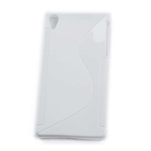Husa Silicon Sony Ericsson Xperia Z3 , S Line , alba