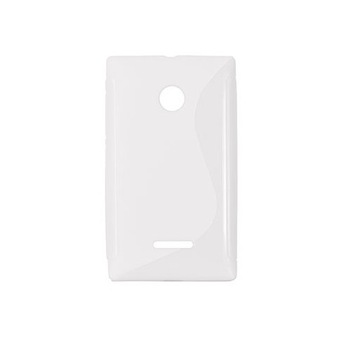 Husa Silicon Mircosoft Lumia 532 , S Line , alba Husa Silicon Mircosoft Lumia 532 , S Line , alba